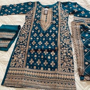 Women Fancy Beautiful Embroidered pakistani shalwar kameez Suit, Ladies …